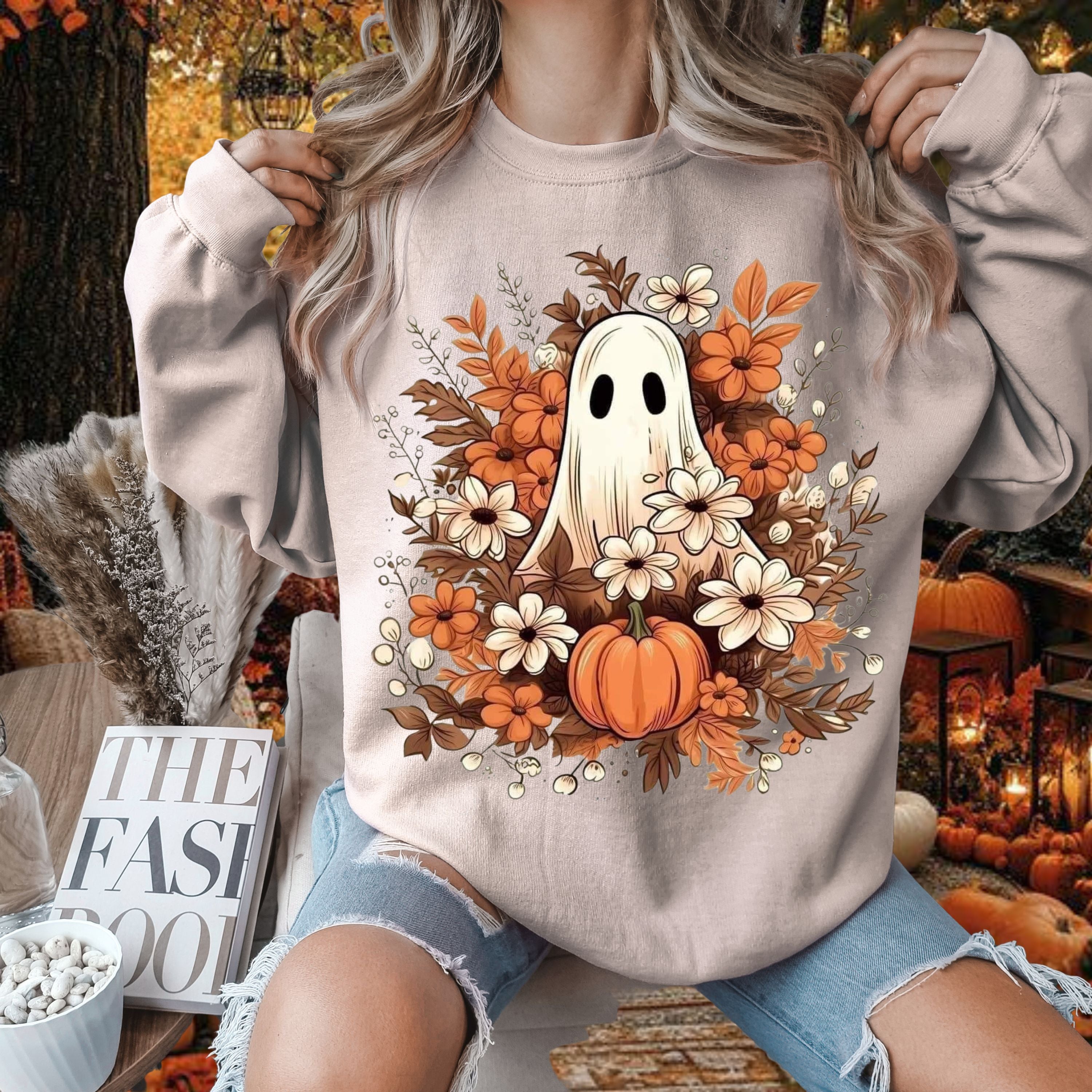 Ghost & Pumpkins Sweater