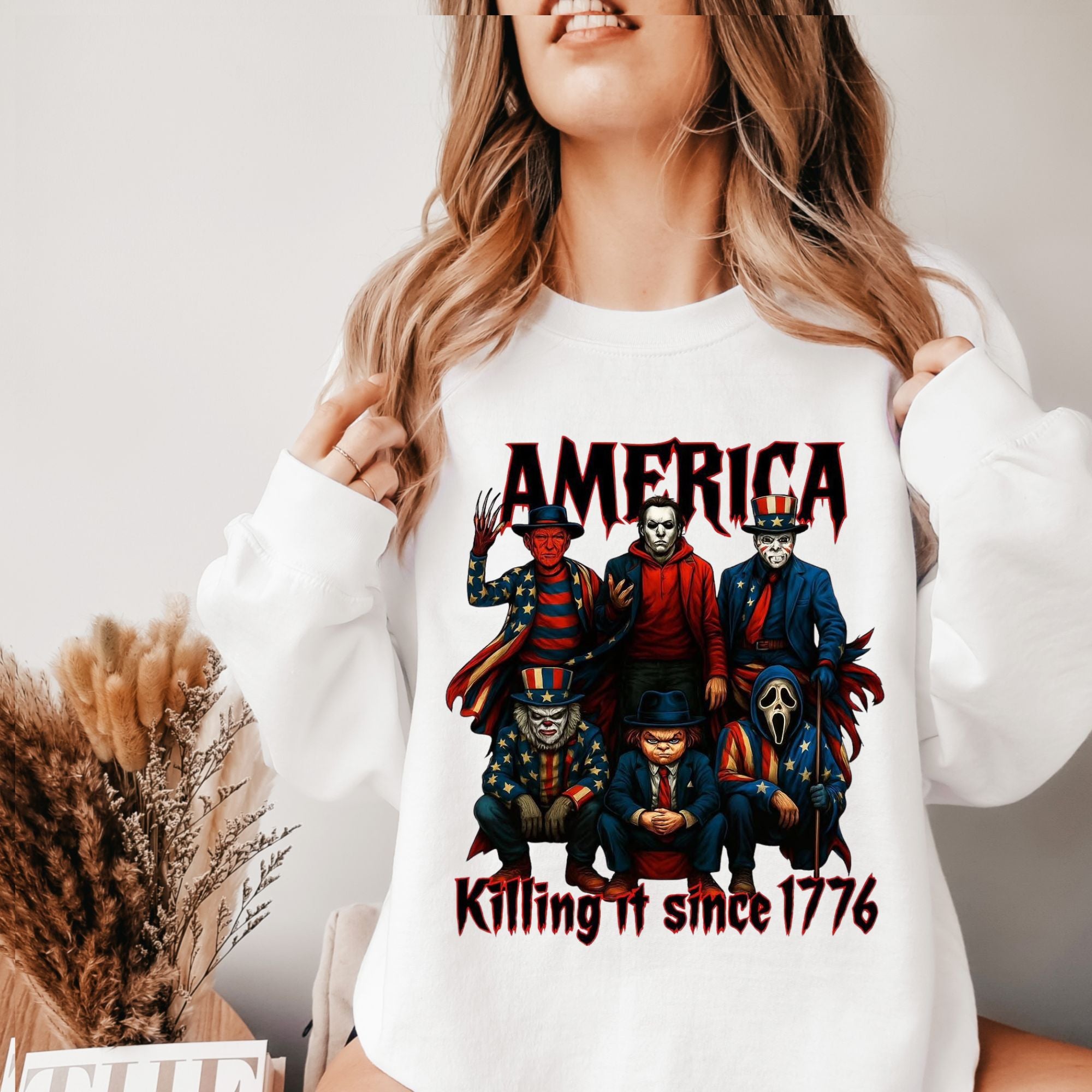 America Halloween Sweater