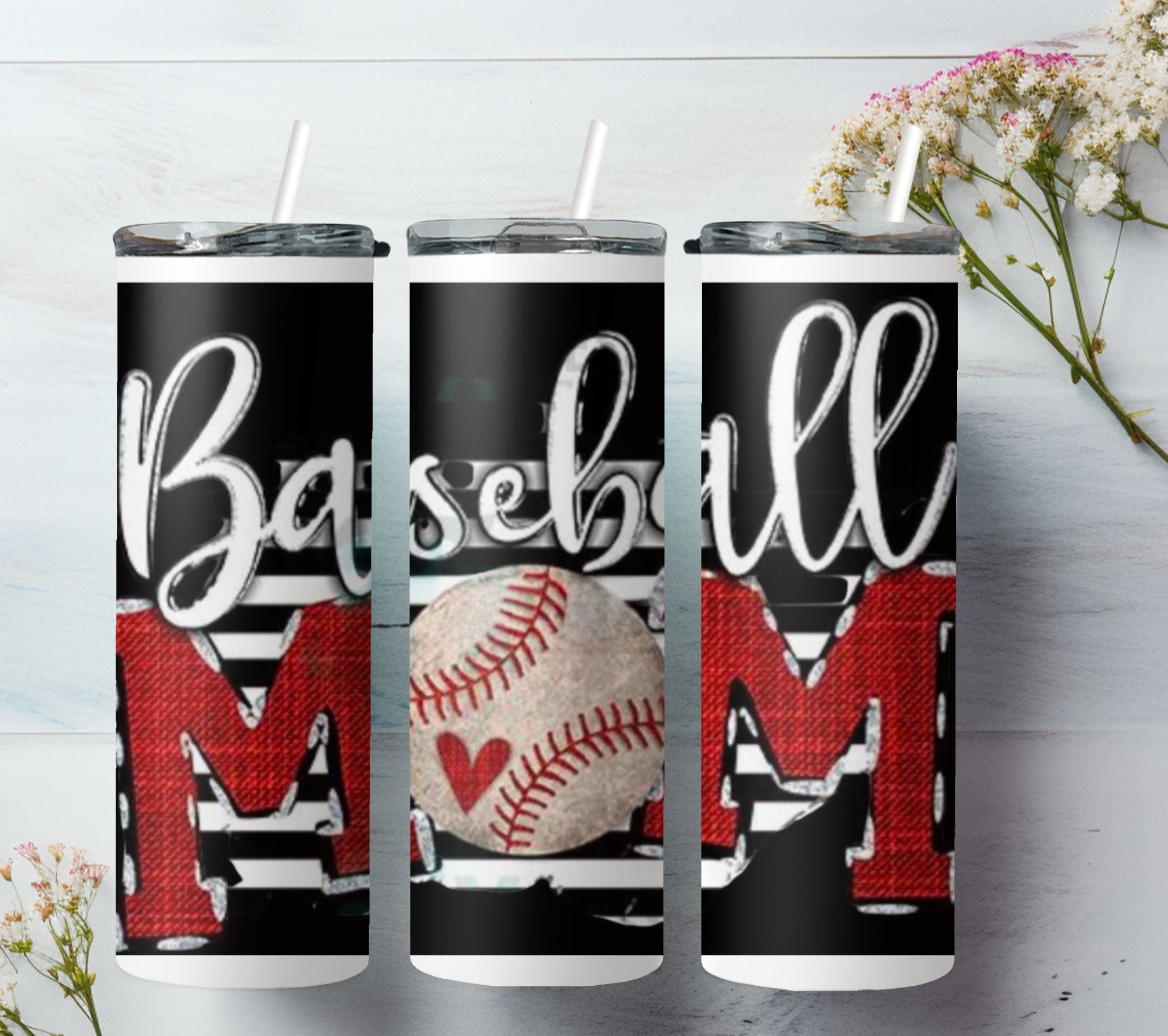 ⚾️ Baseball Mom 20oz Tumbler – Stay Cool, Stay Hot, Always in Style! ⚾️