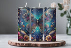 Blue Butterfly tumbler 2