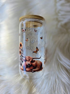 Hyland Cows Glass Tumbler